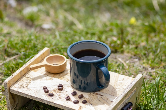 アウトドアでコーヒー